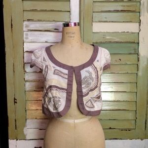 Ett Twa anthropologie/shrug/vest/top